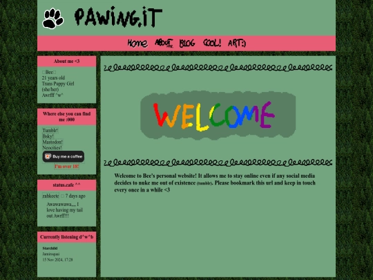 site screenshot