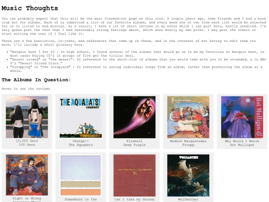 MusicThoughts screenshot