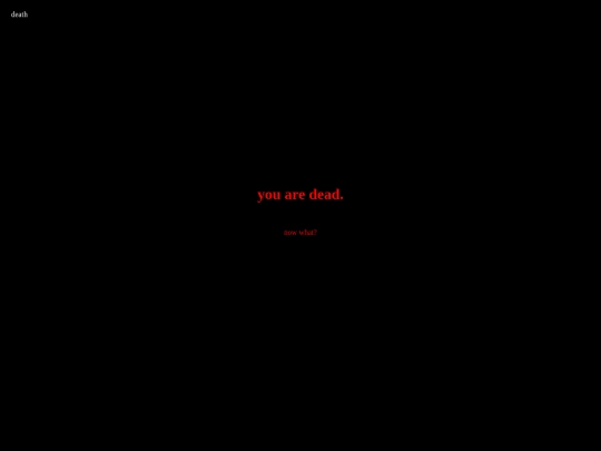 death screenshot