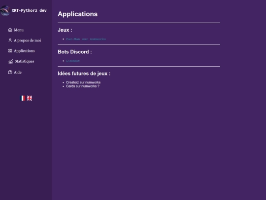 apps screenshot