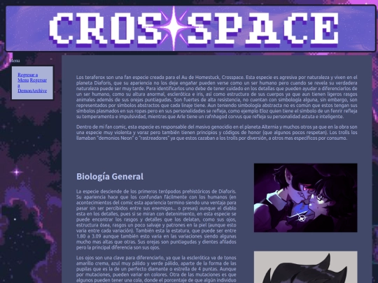 crosspace/especies/Teraferox screenshot