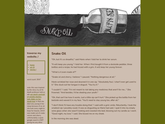snake-oil screenshot