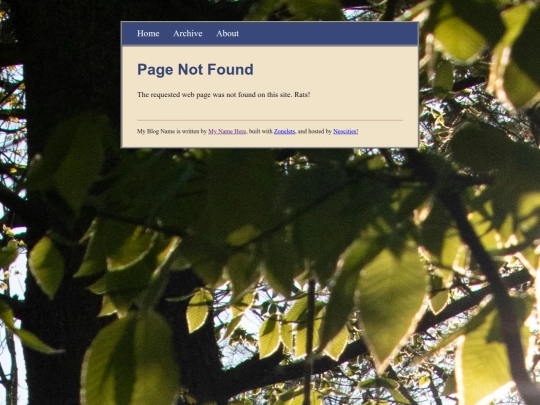 not_found screenshot