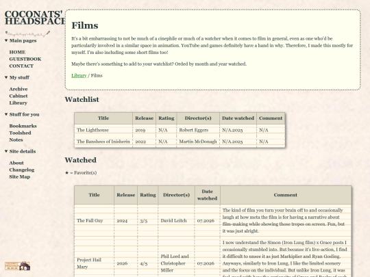site/films screenshot