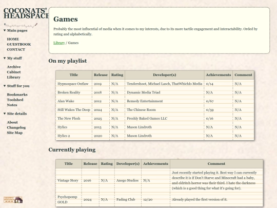 site/games screenshot