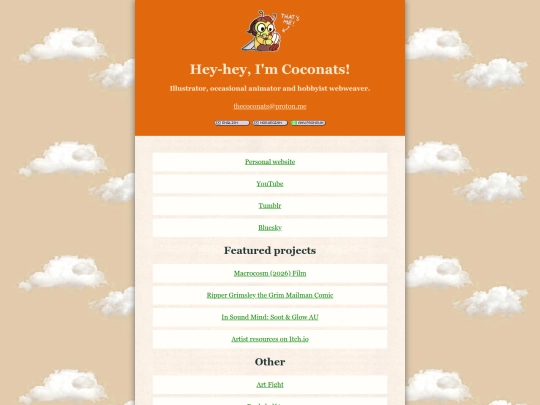 site/links-page screenshot