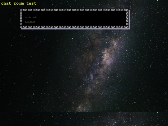 test screenshot