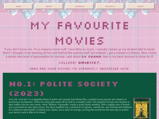 blog screenshot