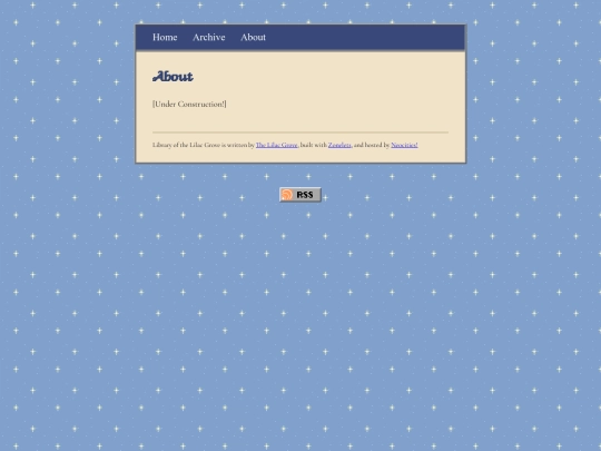 blog/about screenshot