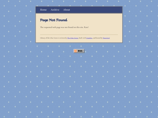 blog/not_found screenshot