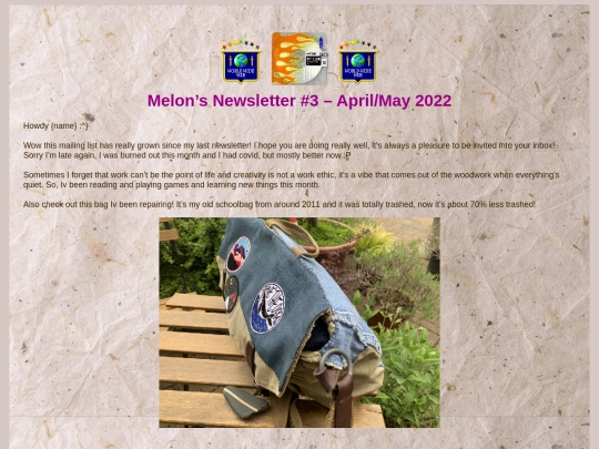 email/emails/newsletters/newsletter3 screenshot