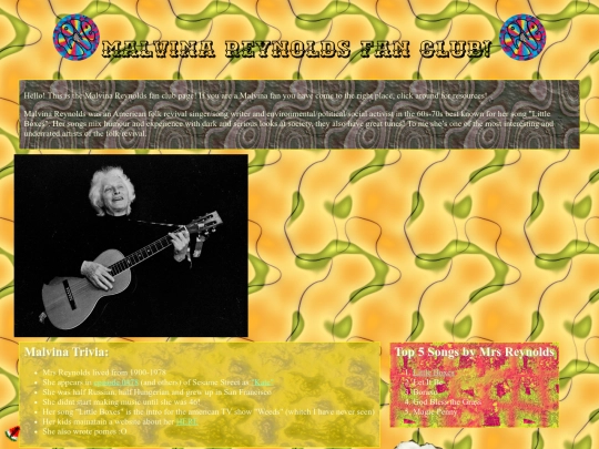 hidden/malvina-reynolds screenshot