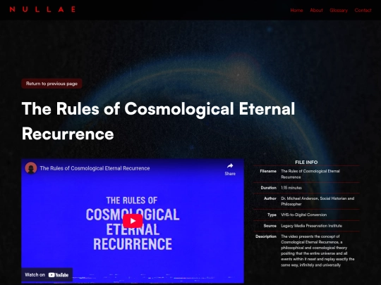 recurrence screenshot
