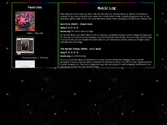 pages/music_log screenshot