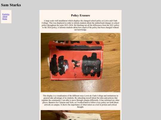 Portfolio Pages/Book screenshot