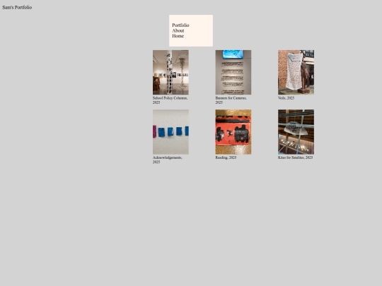 Portfolio screenshot