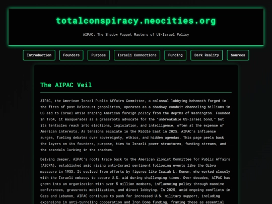 Pages/Subjects/AIPAC screenshot