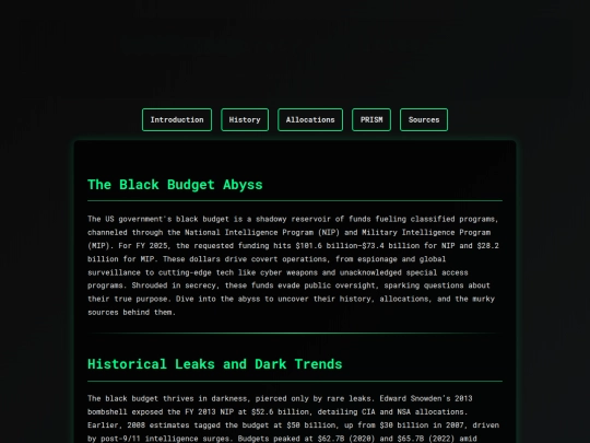 Pages/Subjects/BlackFunds screenshot