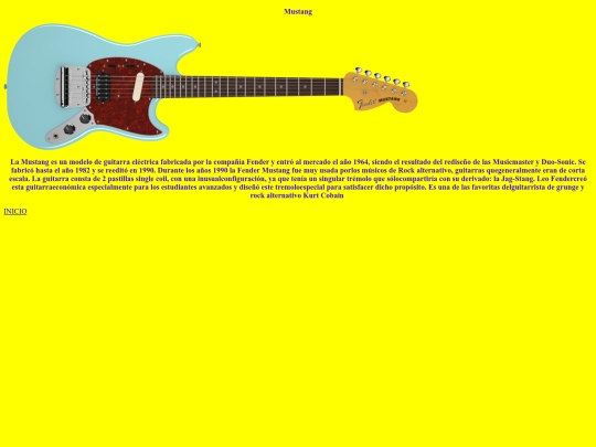 mustang screenshot