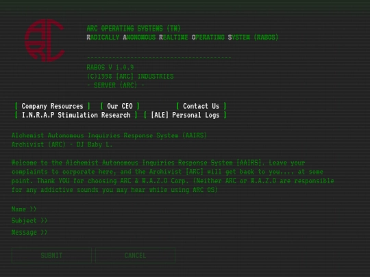 index screenshot