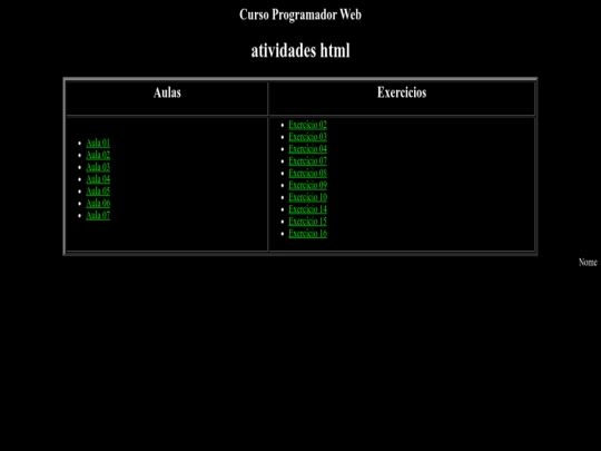 index screenshot