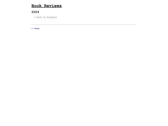 book-reviews screenshot