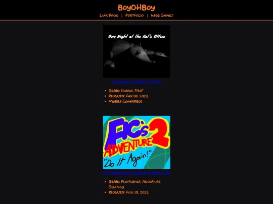 games screenshot