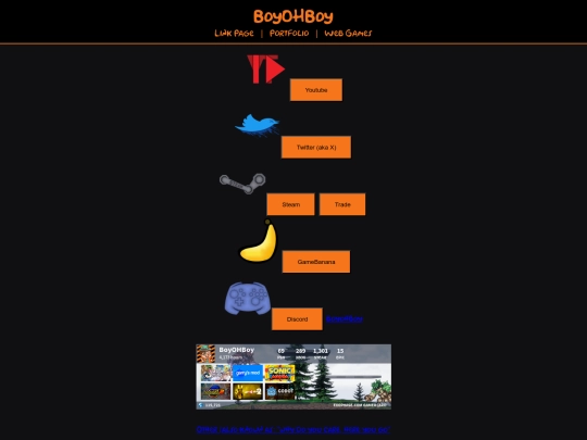 links screenshot