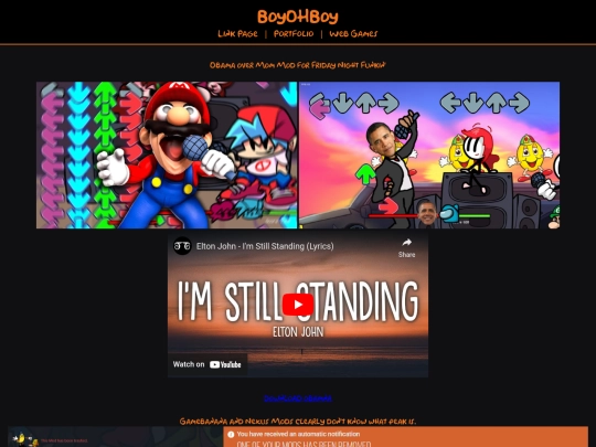 portfolio/obama screenshot