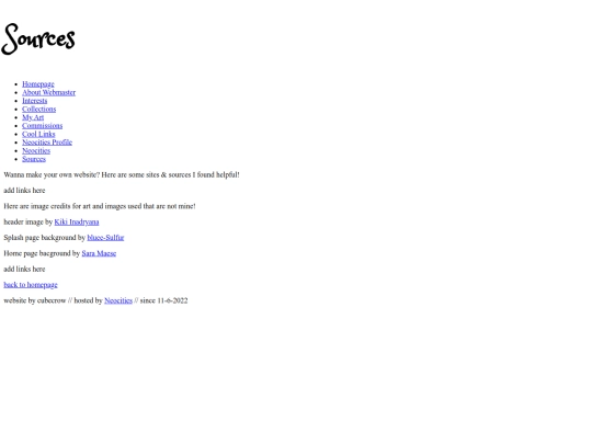 sources screenshot