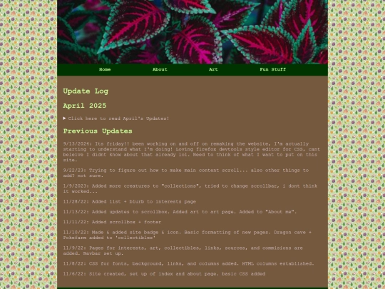 updates screenshot