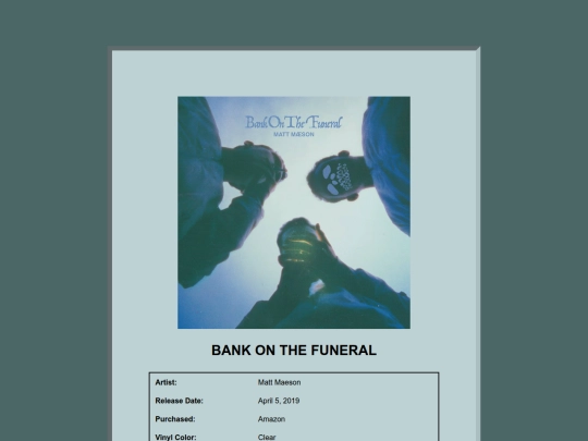 Record_shelf/Bank_on_the_Funeral screenshot