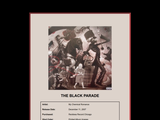 Record_shelf/Black_Parade screenshot