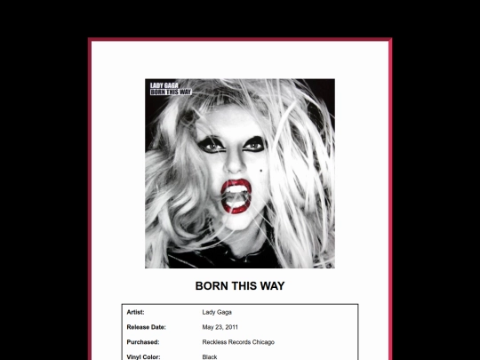 Record_shelf/Born_This_Way screenshot