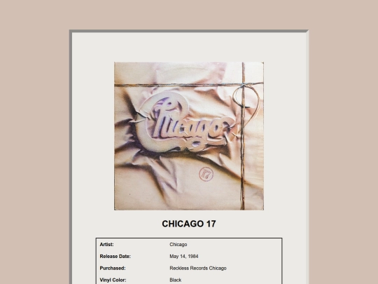 Record_shelf/Chicago_17 screenshot