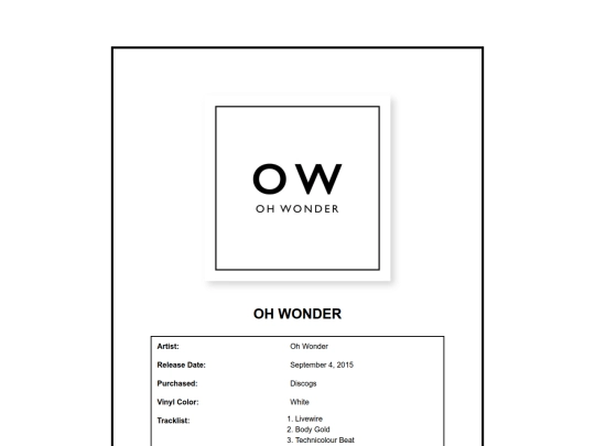 Record_shelf/Oh_Wonder screenshot