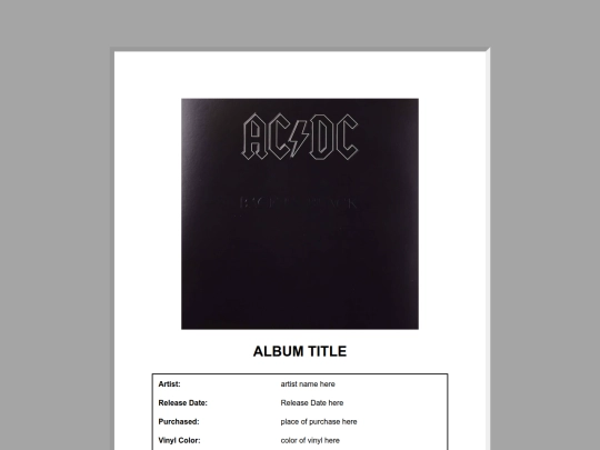 Record_shelf/Template screenshot