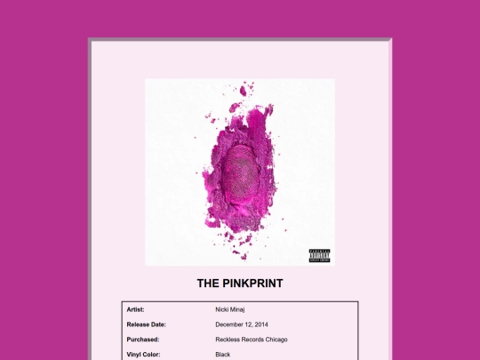 Record_shelf/The_Pinkprint screenshot