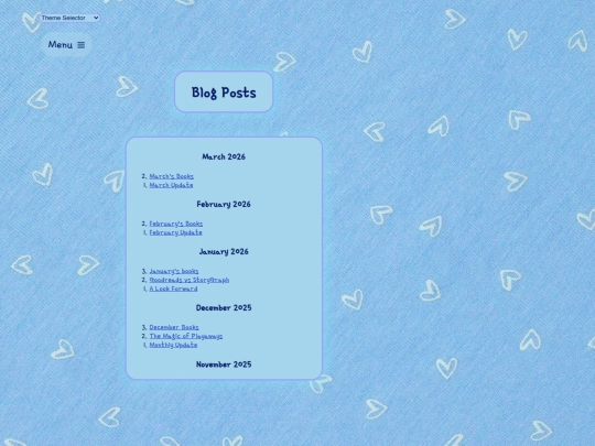 blogposts screenshot