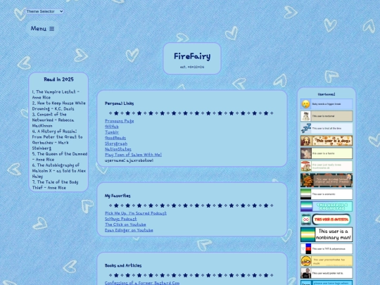 links screenshot