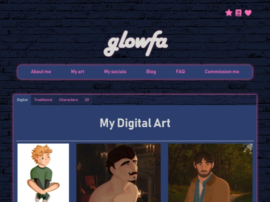 Pages/art screenshot