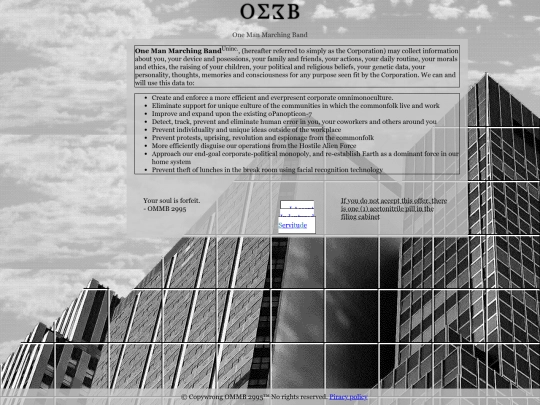 OMMB/piracypolicy screenshot