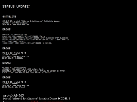 protoJ/status screenshot