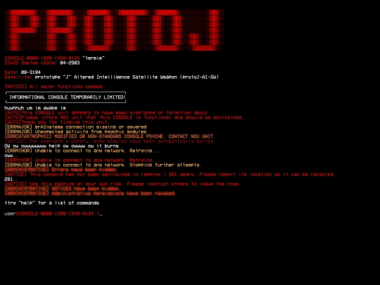 protoJ/terminal screenshot