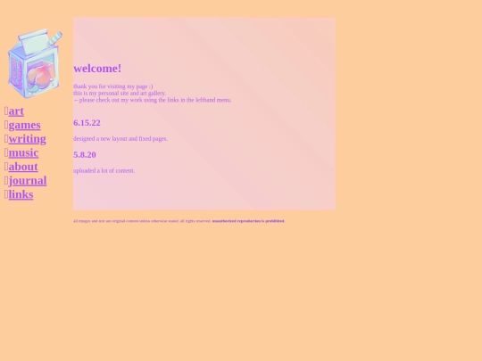 menu screenshot