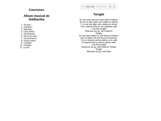 Siddhartha/cancion9-3 screenshot