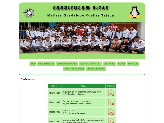curriculum/titulo screenshot