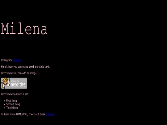 index screenshot
