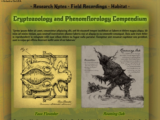bestiary screenshot