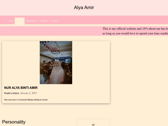 profile screenshot